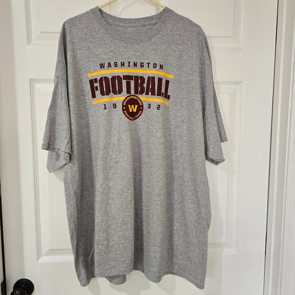 Washington Commanders Men's NFL Team Apparel SS T-Shirt Gray Sz 3XL NWOT - Picture 1 of 5